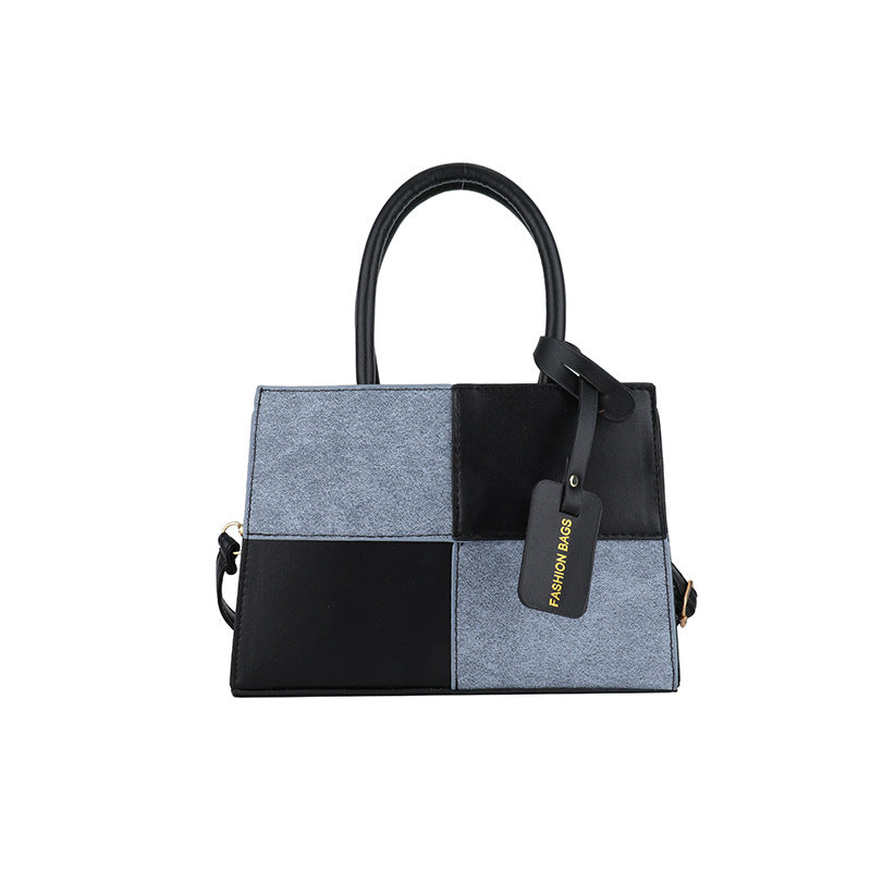 Geometric Patterned Handheld Tote Bag Stornfield