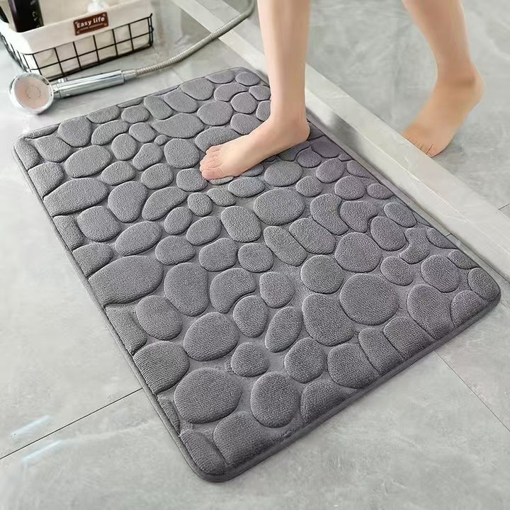 Textured Pebble Bath Mat