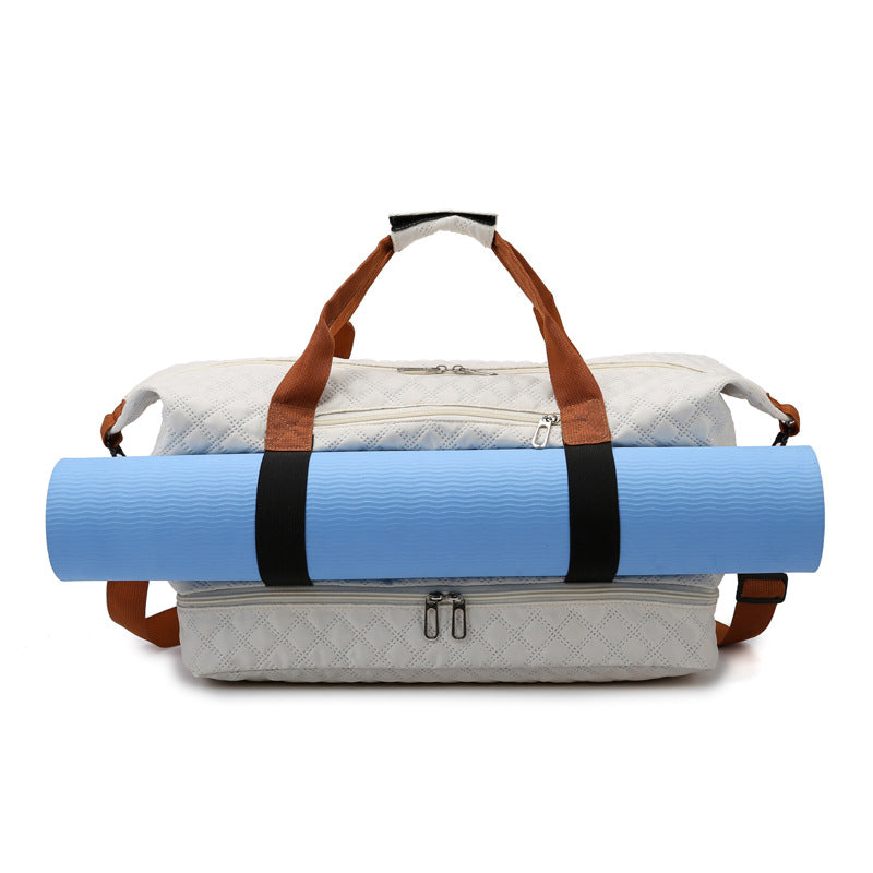 Quilted Travel Duffel Bag