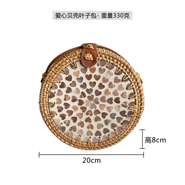 Ladies Round Basket Bag Stornfield