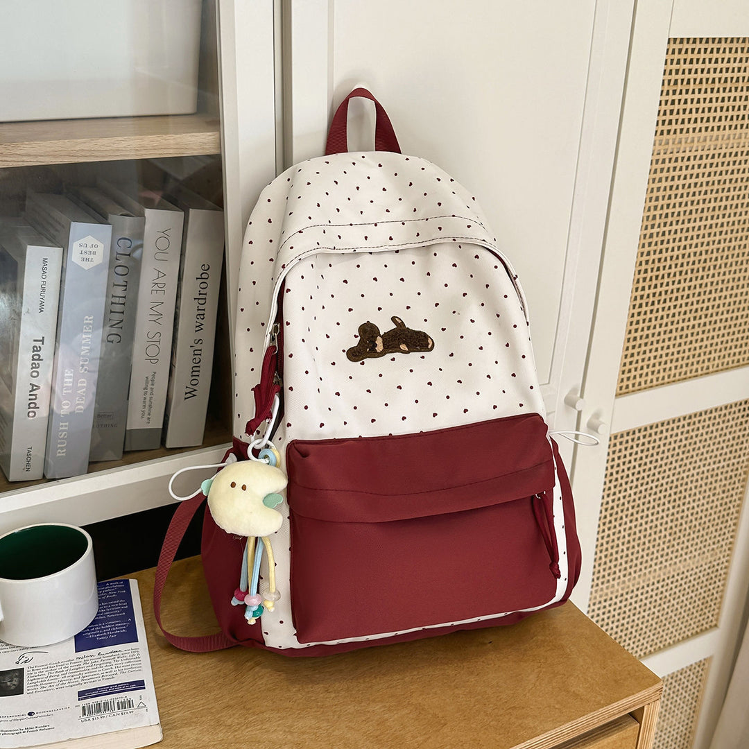 Playful Polka Dot Animated Backpack Stornfield