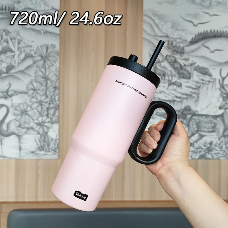 Women insulated drinking container with ergonomic handle Stornfield