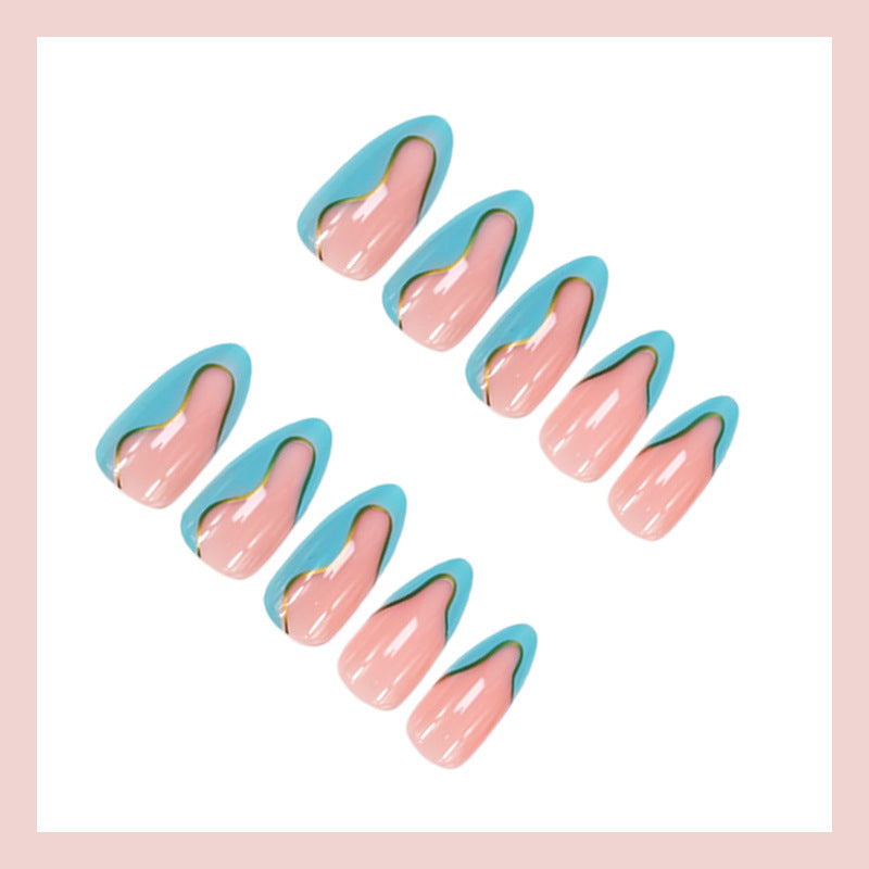 Creative Art Nails with Unique Geometric Accents Stornfield
