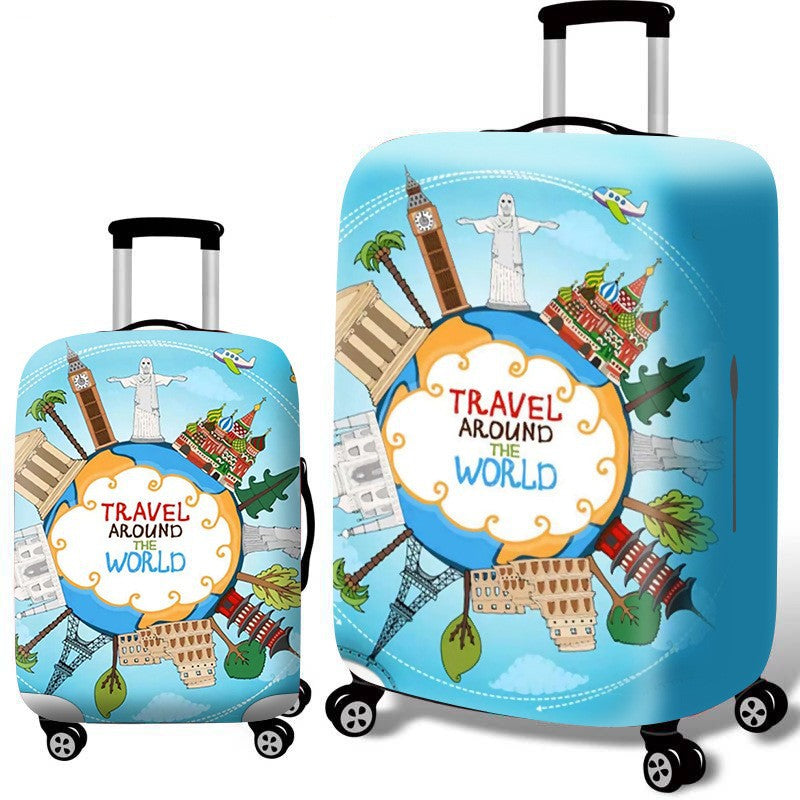 Women’s hard-shell suitcase with nostalgic London motif Stornfield