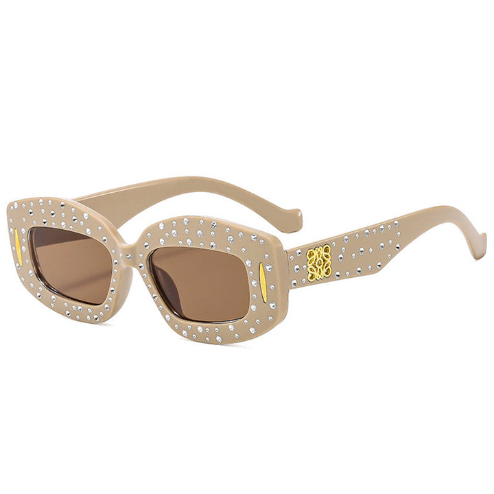 Women striking sunglasses with glamorous rhinestone details Stornfield