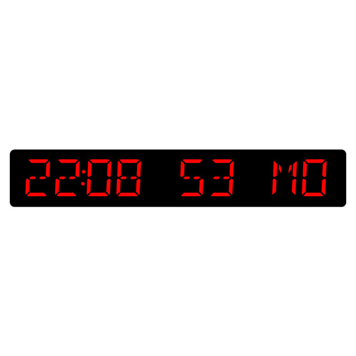 Digital wall clock with large LED display Stornfield