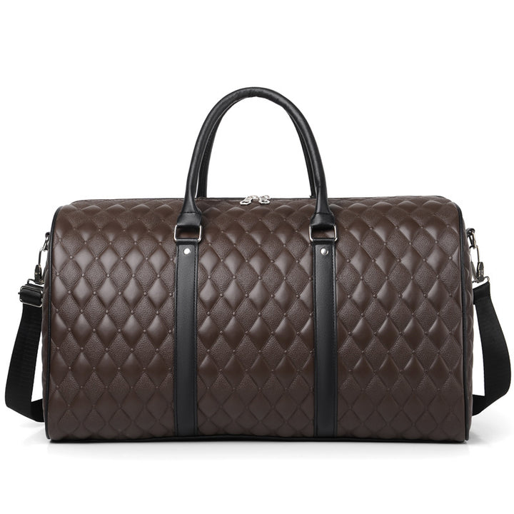 Premium Quilted Leather Duffle