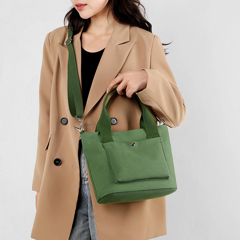 Compact Multi-Functional Canvas Handbag Stornfield