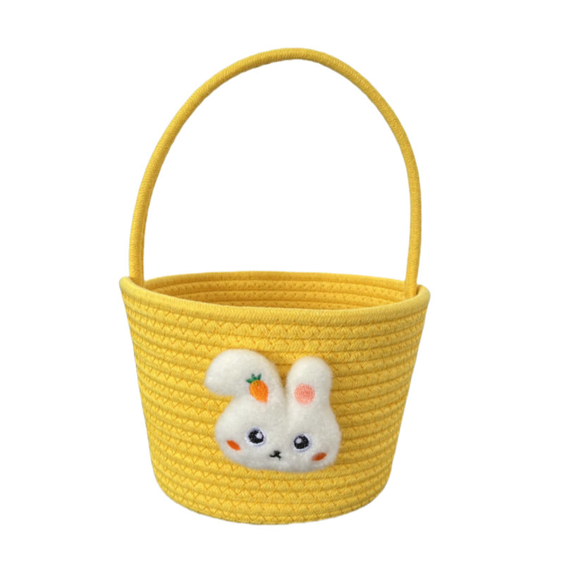 Ladies decorative basket with cute rabbit motif Stornfield