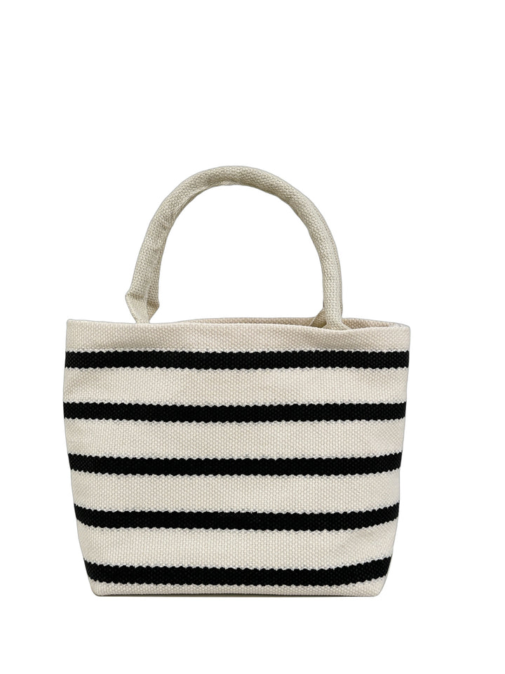 WoStriped Canvas Tote Bag Stornfield