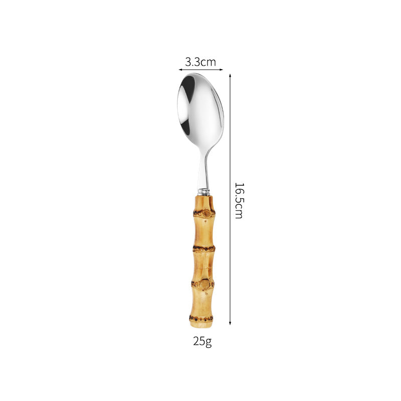 Bamboo Handle Salad Fork Stornfield