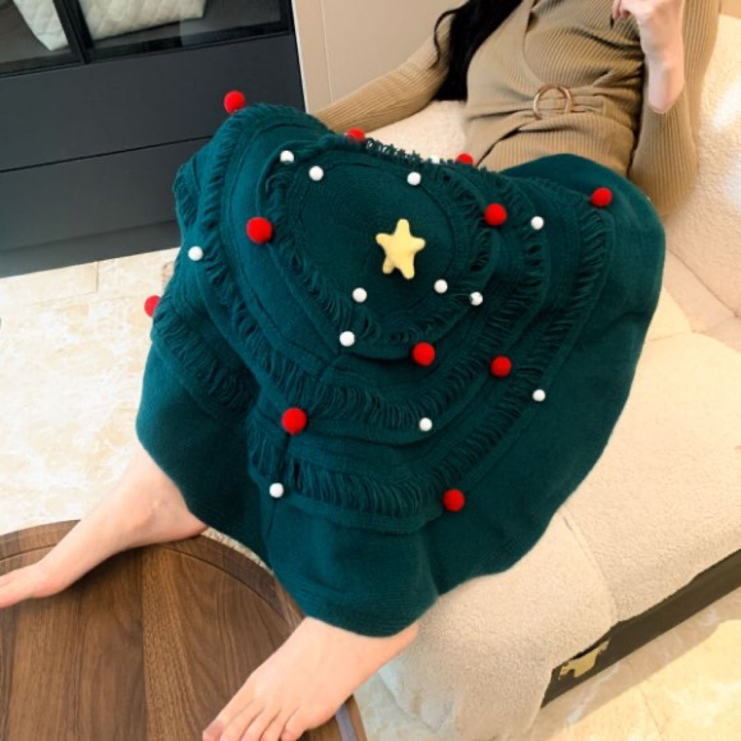 Textured Knit Throw Blanket