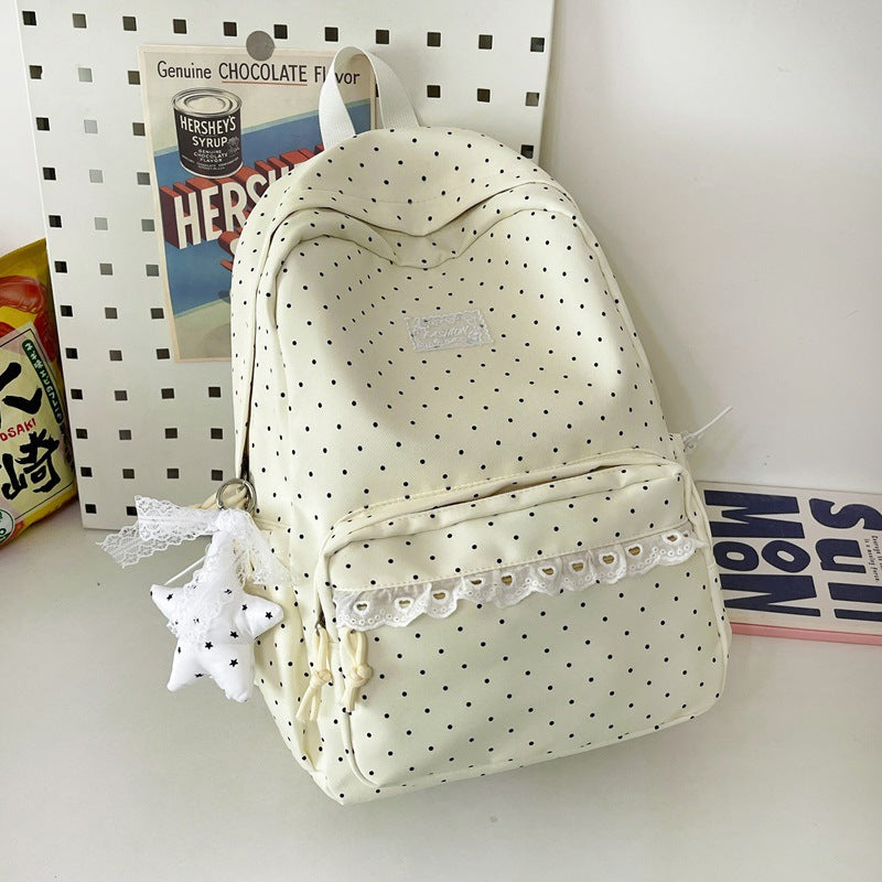 Cute Decorative Polka Dot Backpack Stornfield