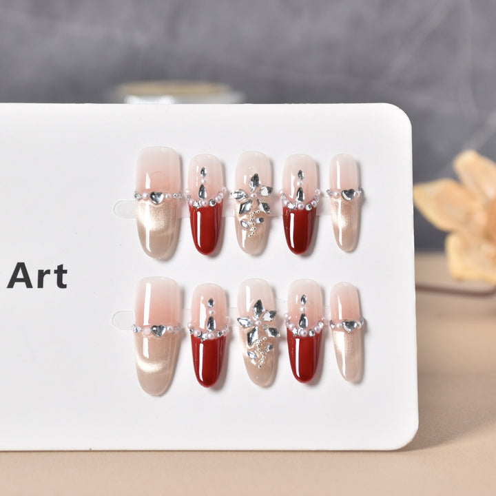 Decorative Animal Print Press-On Nail Set Stornfield