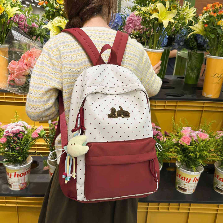 Playful Polka Dot Animated Backpack Stornfield