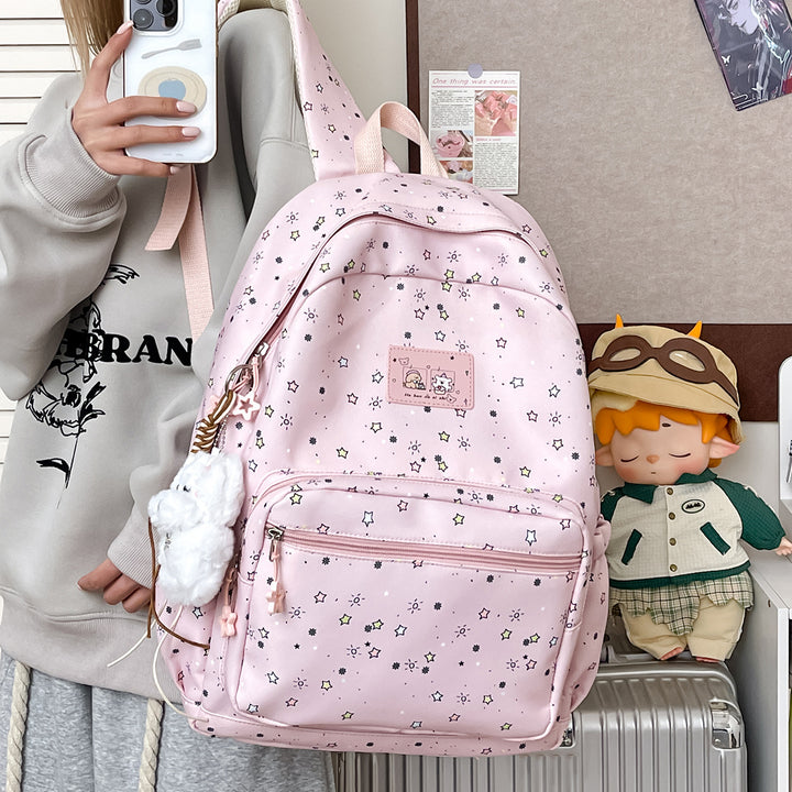 Fun Starry Print Backpack Stornfield