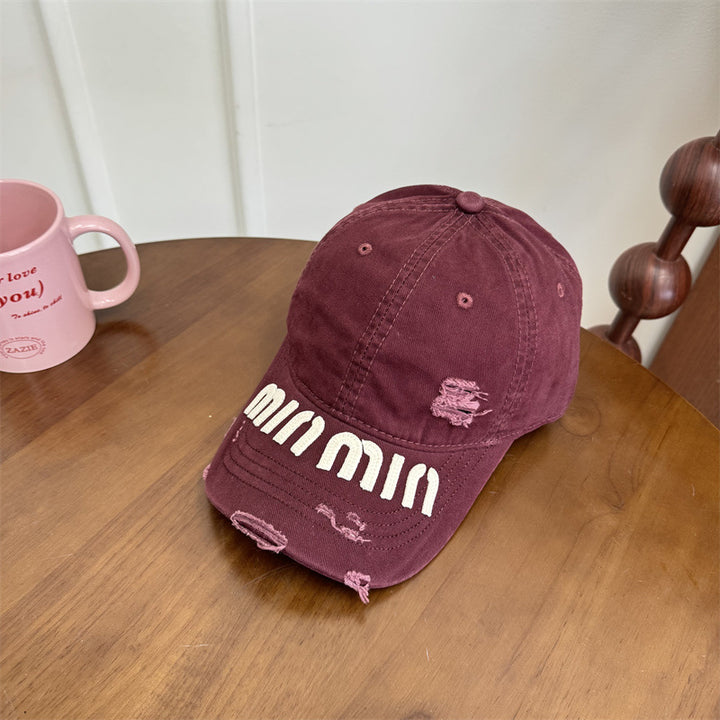 Women's Distressed Graphic Baseball Cap Stornfield