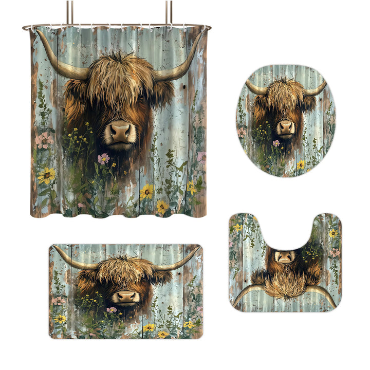 Cute Cow-Themed Digital Bathroom Set Stornfield