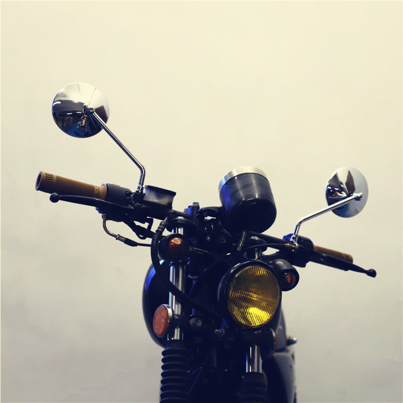 Adjustable motorcycle rearview mirror with modern design and high visibility Stornfield
