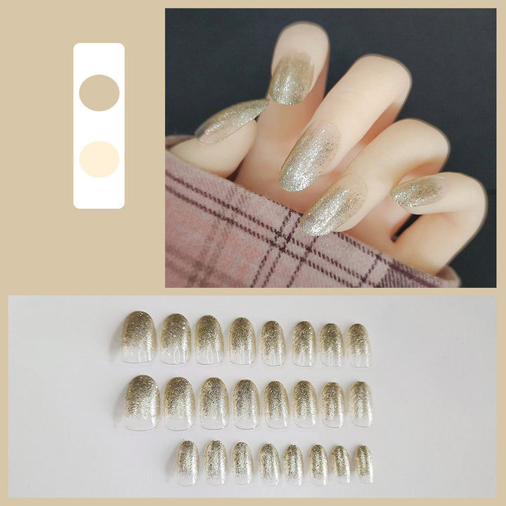 Glittering Ombre Press-On Nails