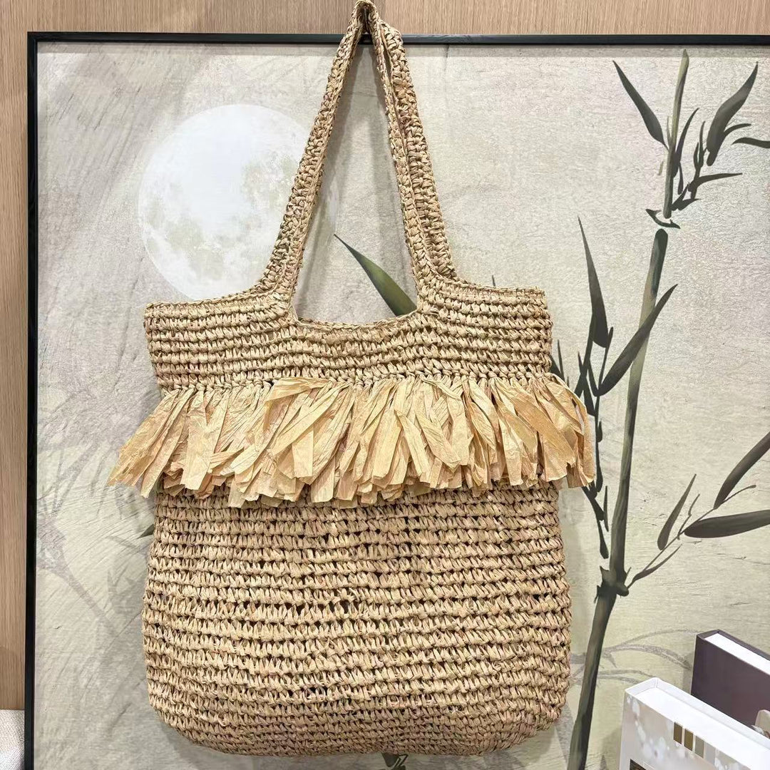 Braided Bag with Fringed Design Stornfield
