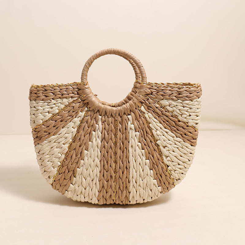 Trendy Tote Bag In Modern Wave Pattern Stornfield