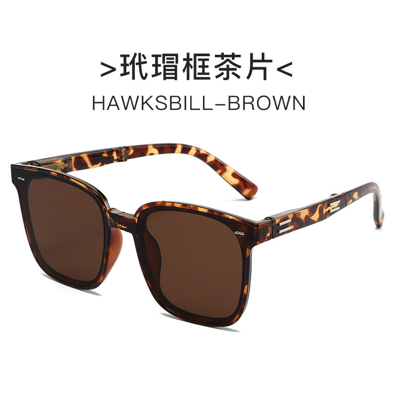 Ladies elegant square sunglasses with stylish tortoiseshell pattern and UV protection Stornfield