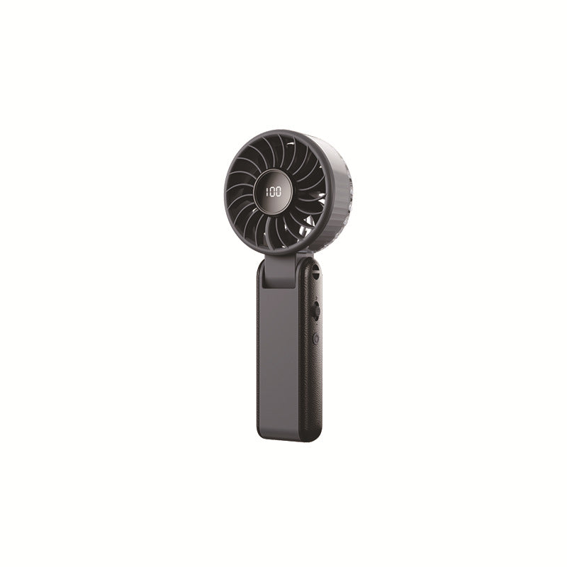Ladies Portable Mini Hand Fan with Digital Display Stornfield