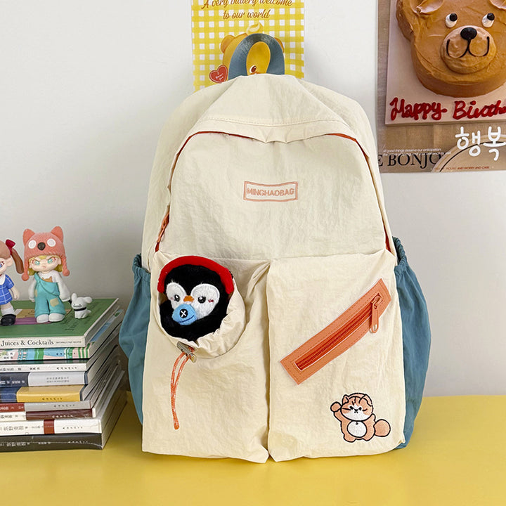 Playful Multi-Pocket Casual Backpack Stornfield