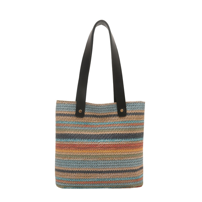 WoColorful Woven Tote Bag Stornfield