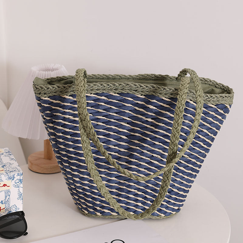 Braided Beach Bag with Wide, Sturdy Handles Stornfield