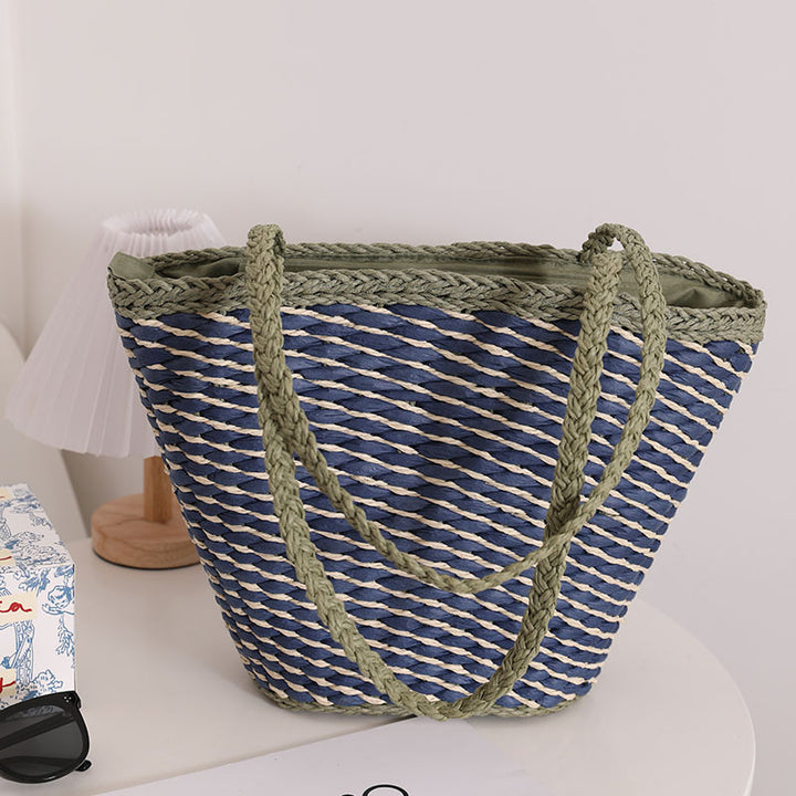 Braided Beach Bag with Wide, Sturdy Handles Stornfield