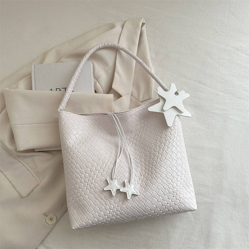Textured Weave Handheld Shoulder Bag Stornfield