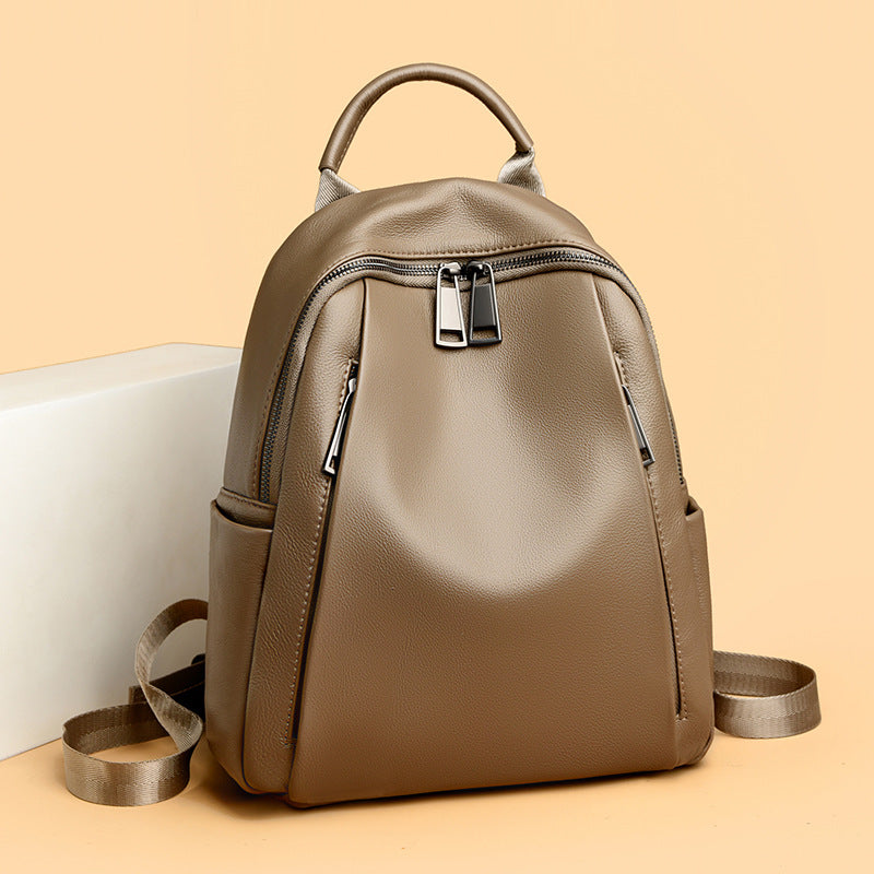 Premium Soft Leather Backpack Stornfield