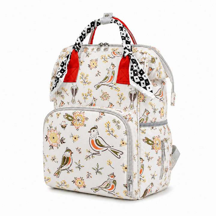 Floral Design Multi-Functional Travel Backpack Stornfield