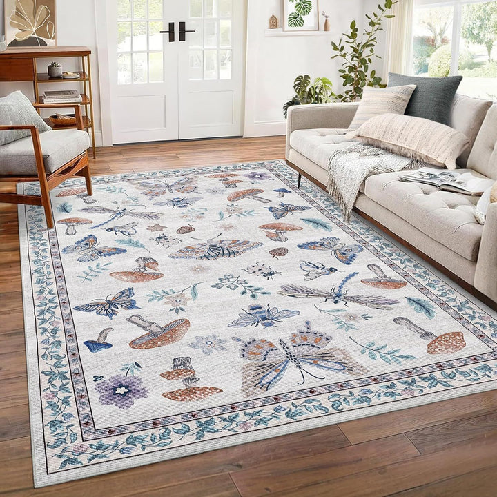 Nature-Inspired Decorative Area Rug