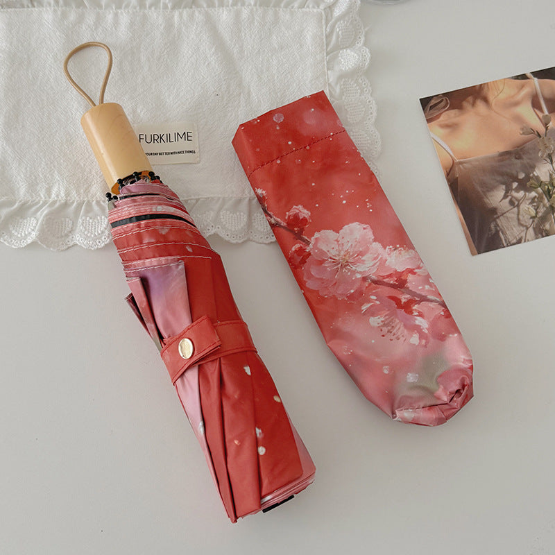 Ladies Foldable Umbrella with Innovative Flower Design Stornfield