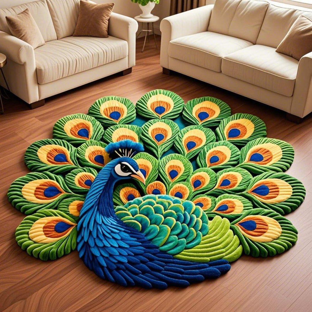 Floral Shaped Area Rug
