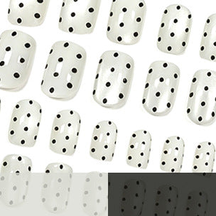 Elegant Dot Pattern Nail Art Enhancements Stornfield