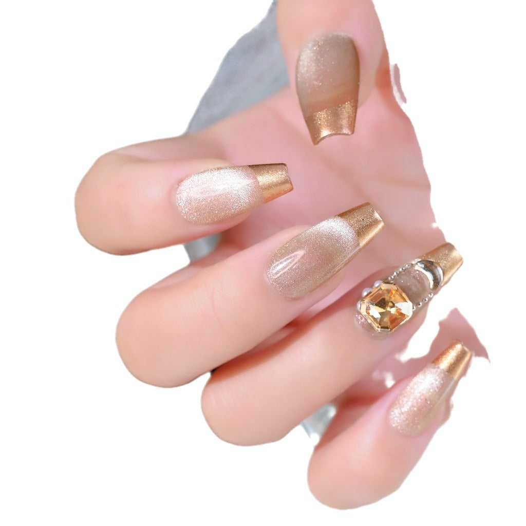 Premium Decorative Press-On Nail Set Stornfield
