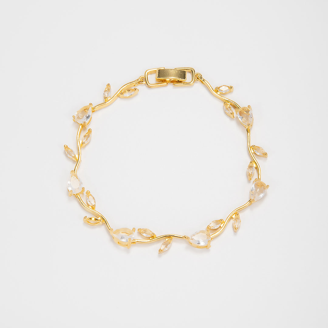 Elegant Floral Design Statement Bracelet Stornfield