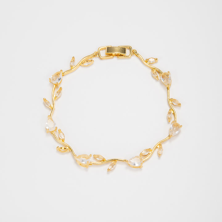 Elegant Floral Design Statement Bracelet Stornfield