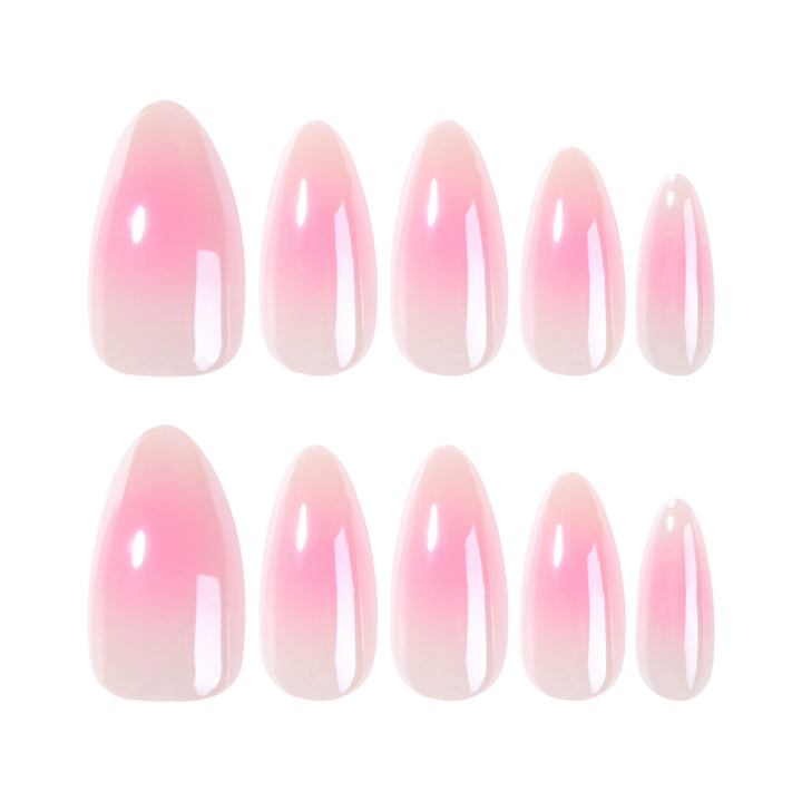 Artful nail extensions in elegant ombre design Stornfield