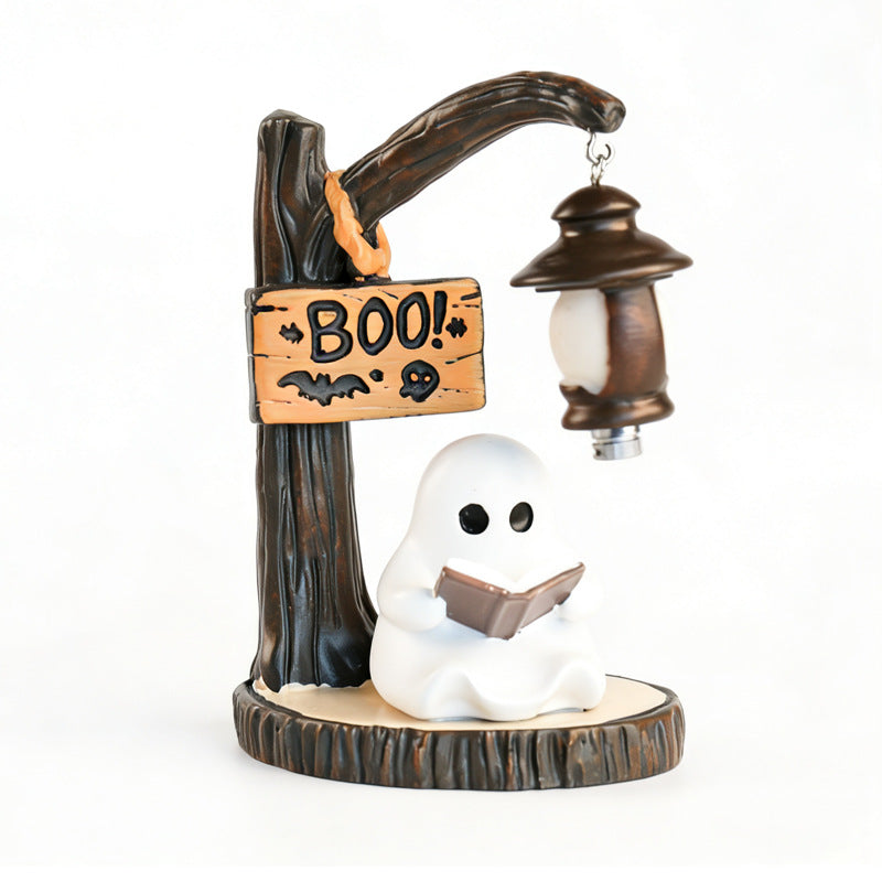 Halloween-Themed Decorative Ghost Lantern