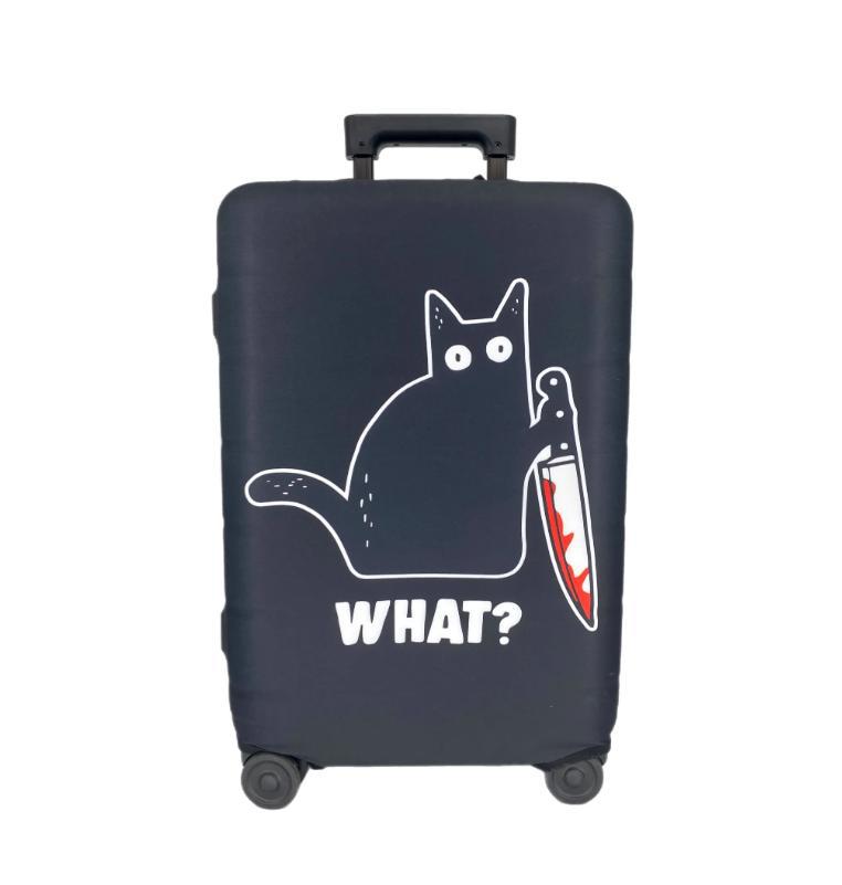 Unisex nan elastic suitcase cover with 3D dog design for trolley, stretchy and scratch-resistant Stornfield