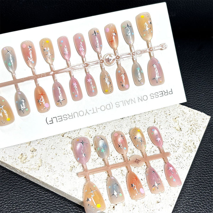 Decorative Press-On Nail Art Set Stornfield