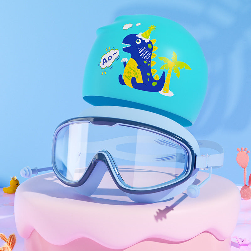 Kids Unicorn-Themed Swim Mask and Cap Set Stornfield