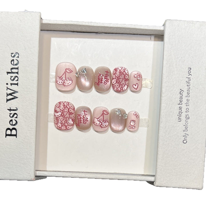 Cute Themed Press-On Nail Set