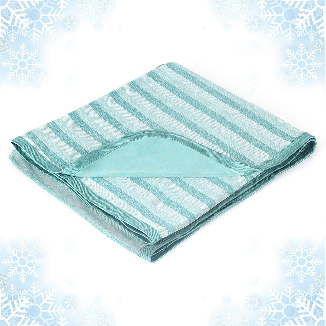 Women Soft and Breathable Striped Fleece Blanket Stornfield