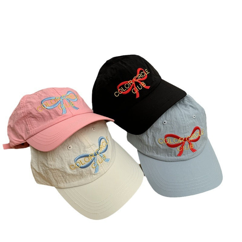 Women's Embroidered Bow-Detail Baseball Cap Stornfield